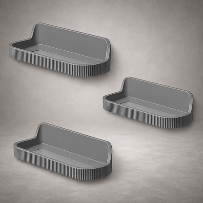 Selbstklebendes Gewürzregal 3er-Set