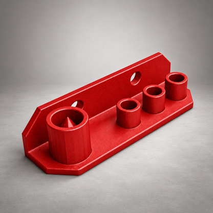 Druckluft-Werkzeughalter 3er-Set / Wandhalter für Werkstatt & Garage