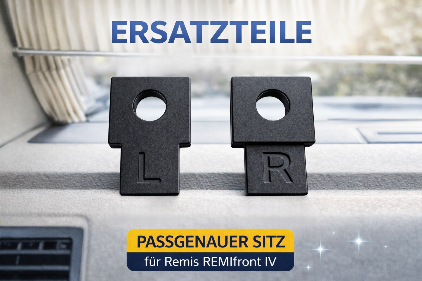 Plissee-Ersatzteil-Set L/R passend für Remis REMIfront IV