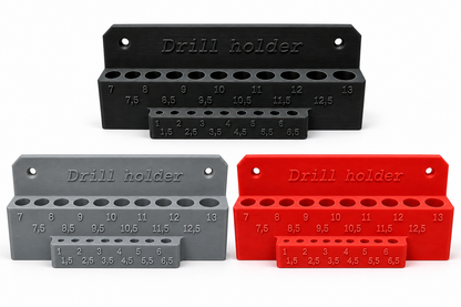 StrikeForge Bohrerhalter 1–13 mm für die Wand – 25 Aufnahmen