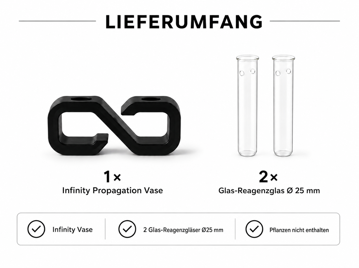 Infinity-Stecklingsvase