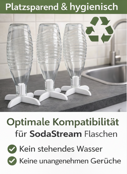 Abtropfhalter für SodaStream-Flaschen (3er-Set)