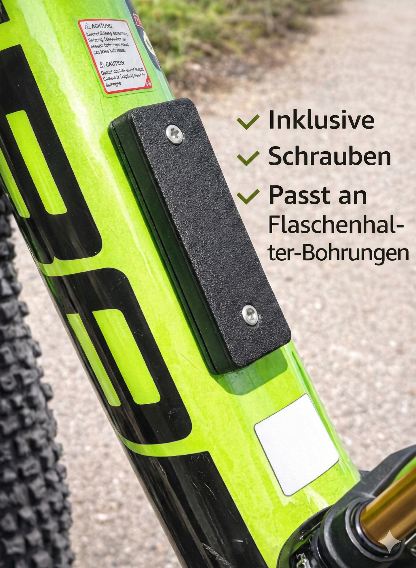 AirTag-Fahrradhalterung für Getränkehalter