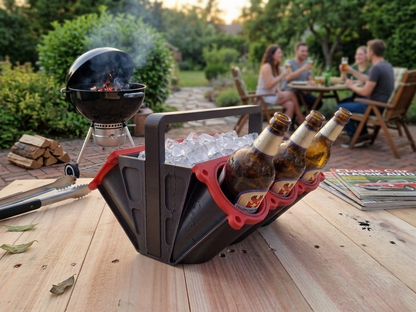 V6-Flaschenträger für 6 Flaschen & Dosen - Biermotor
