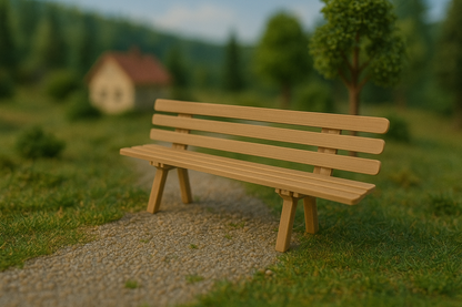 Holzbänke für Spur G (3er-Set)