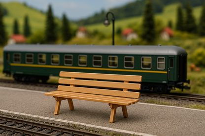Holzbänke für Spur G (3er-Set)