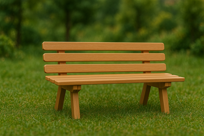 Holzbänke für Spur G (3er-Set)