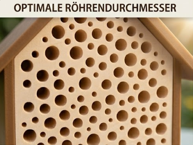 Modulares Bienenhotel für Wildbienen