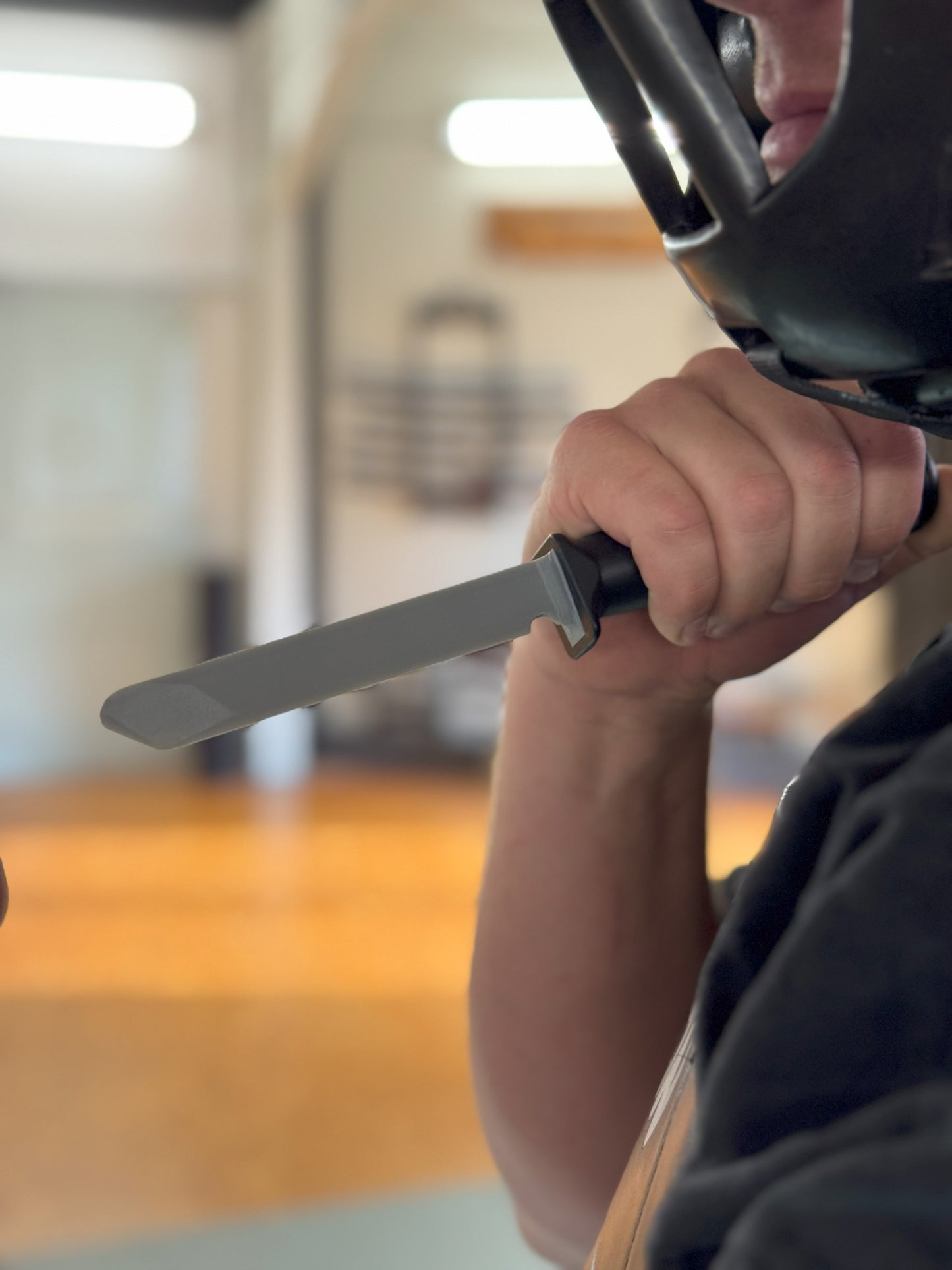 Trainingsmesser mit flexibler Gummiklinge