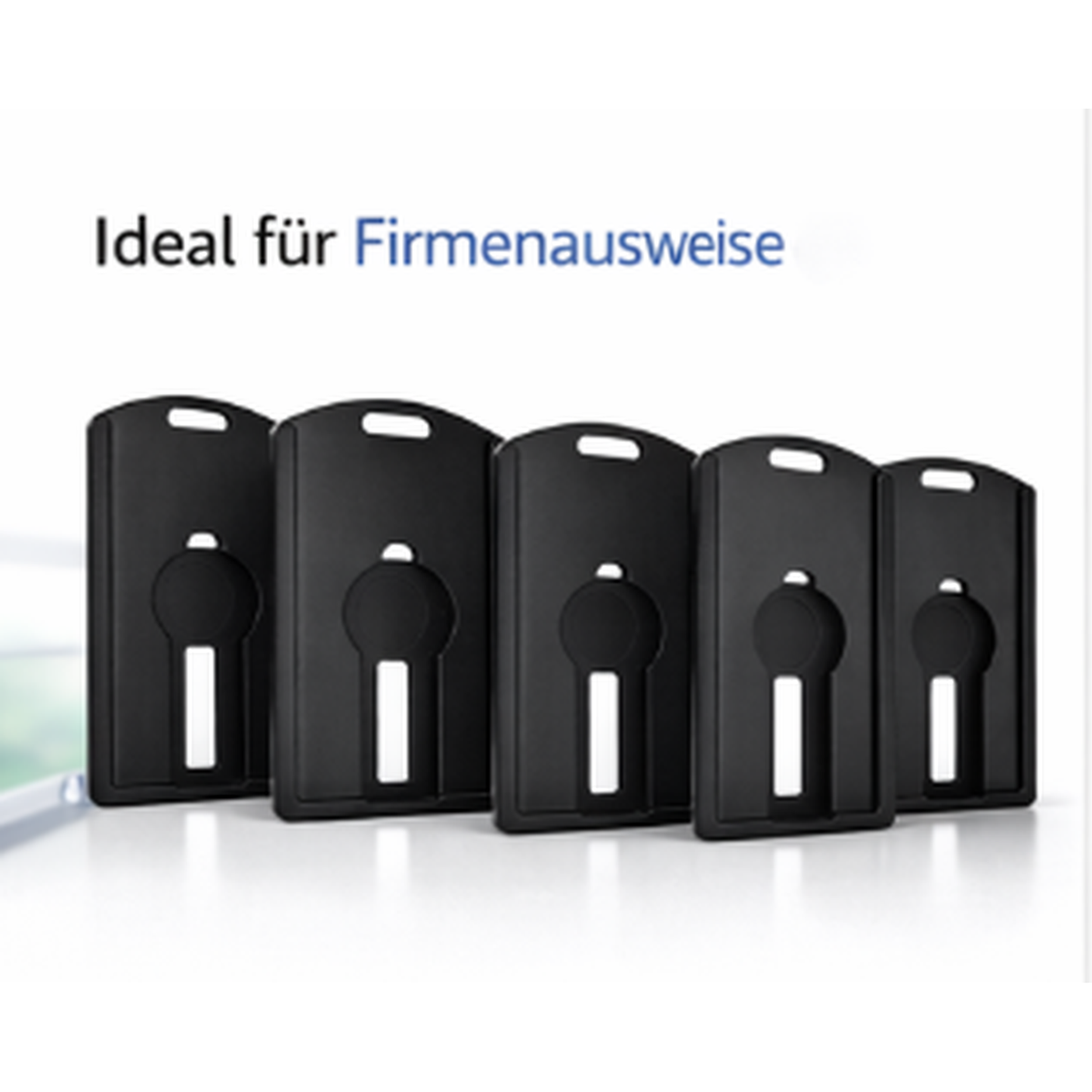 Ausweishalter mit Clip & Tokenfach