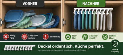 Deckelhalter für Frischhaltedosen