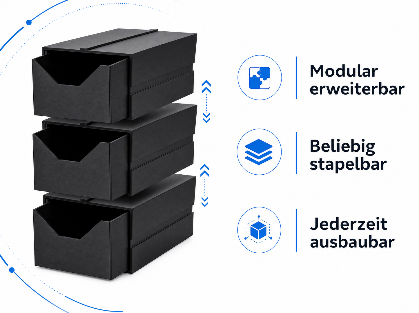 Modularer Elektronik-Organizer