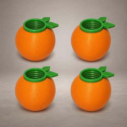 Fruchtfliegenfalle in Fruchtform