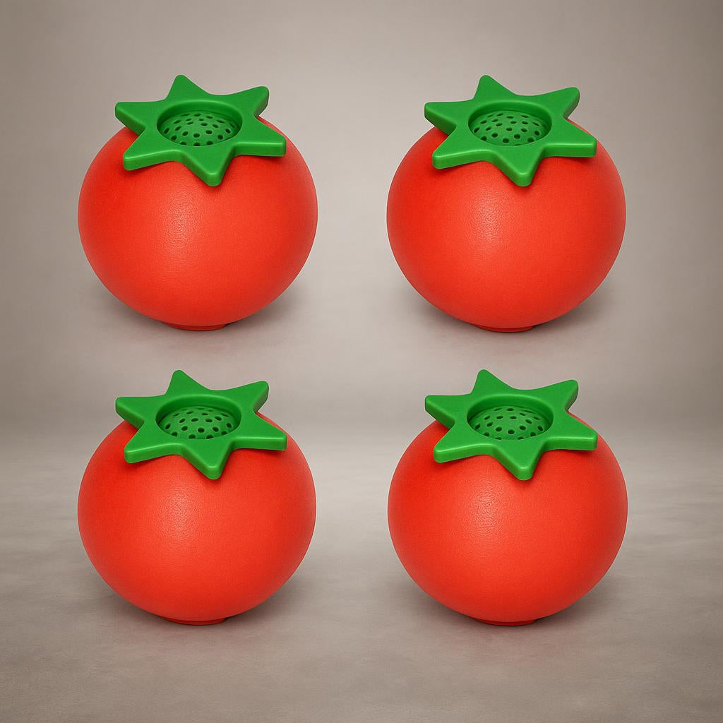Fruchtfliegenfalle in Fruchtform
