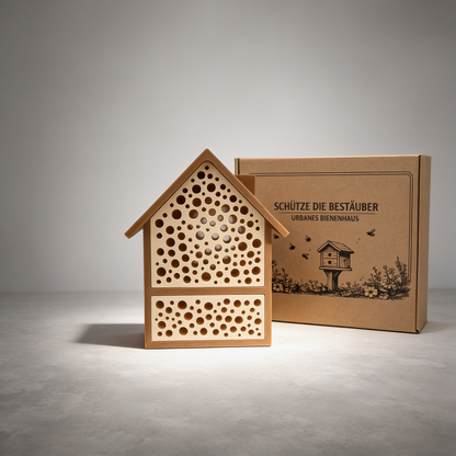 Modulares Bienenhotel für Wildbienen