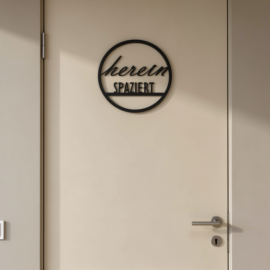 Türschild / Tür Kranz