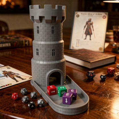 Faltbarer Würfelturm – Dice Tower für Tabletop & Pen & Paper
